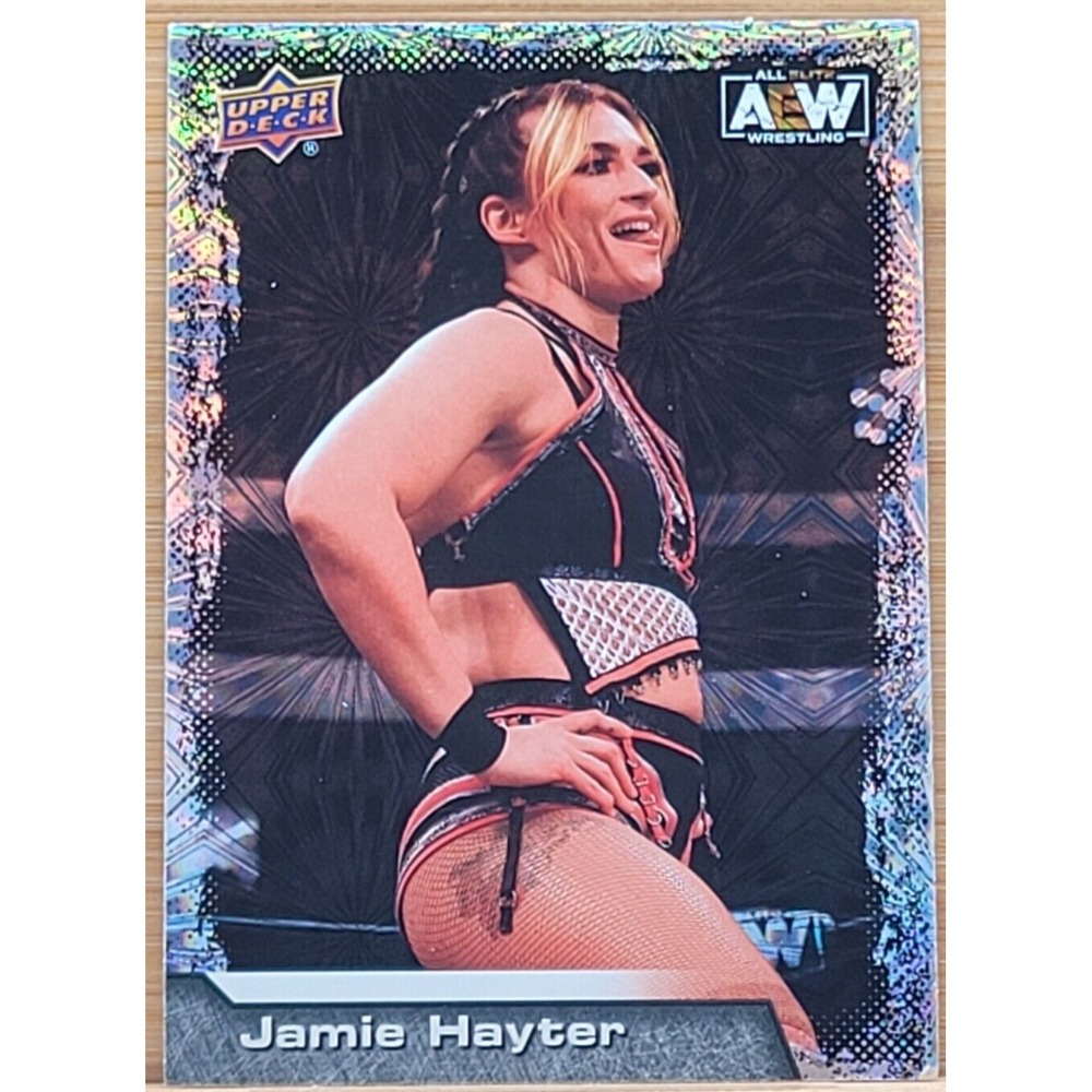 2022 UPPER DECK AEW JAMIE HAYTER PYRO